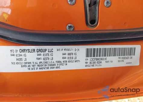 2014 Dodge Dart Sxt from USA, damaged, VIN 1C3CDFBB0ED863145